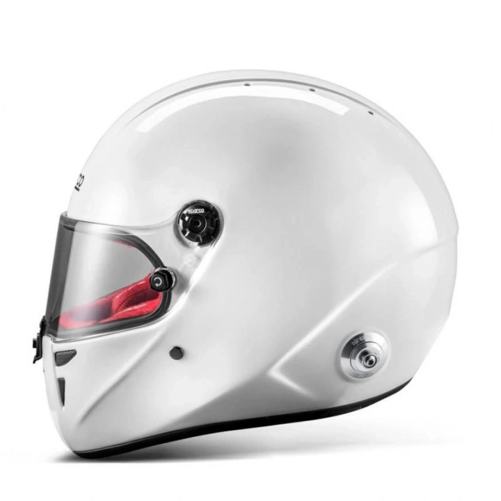 Sparco Stealth RF Fia Onaylı Kask Beyaz M-L Beden Kırmızı Ped BRH0007B0W090ML