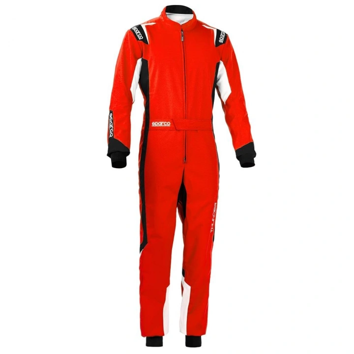 SPARCO THUNDER KARTİNG TULUMU KIRMIZI SİYAH S  BEDEN