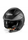Sparco Flux RJ-I Fia Onaylı 8859-2024 Açık Kask S Beden Siyah