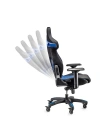 SPARCO STİNT KUMAŞ OFİS KOLTUĞU  SİYAH KIRMIZI