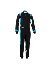 SPARCO THUNDER KARTİNG TULUMU SİYAH MAVİ 150  BEDEN