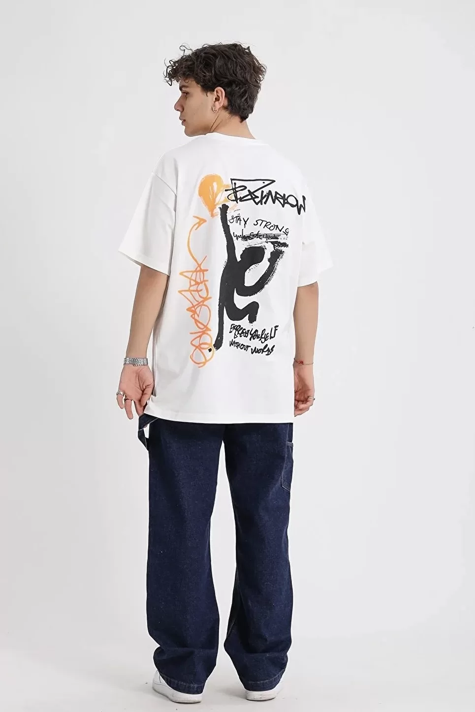 Baskılı Oversize T-shirt