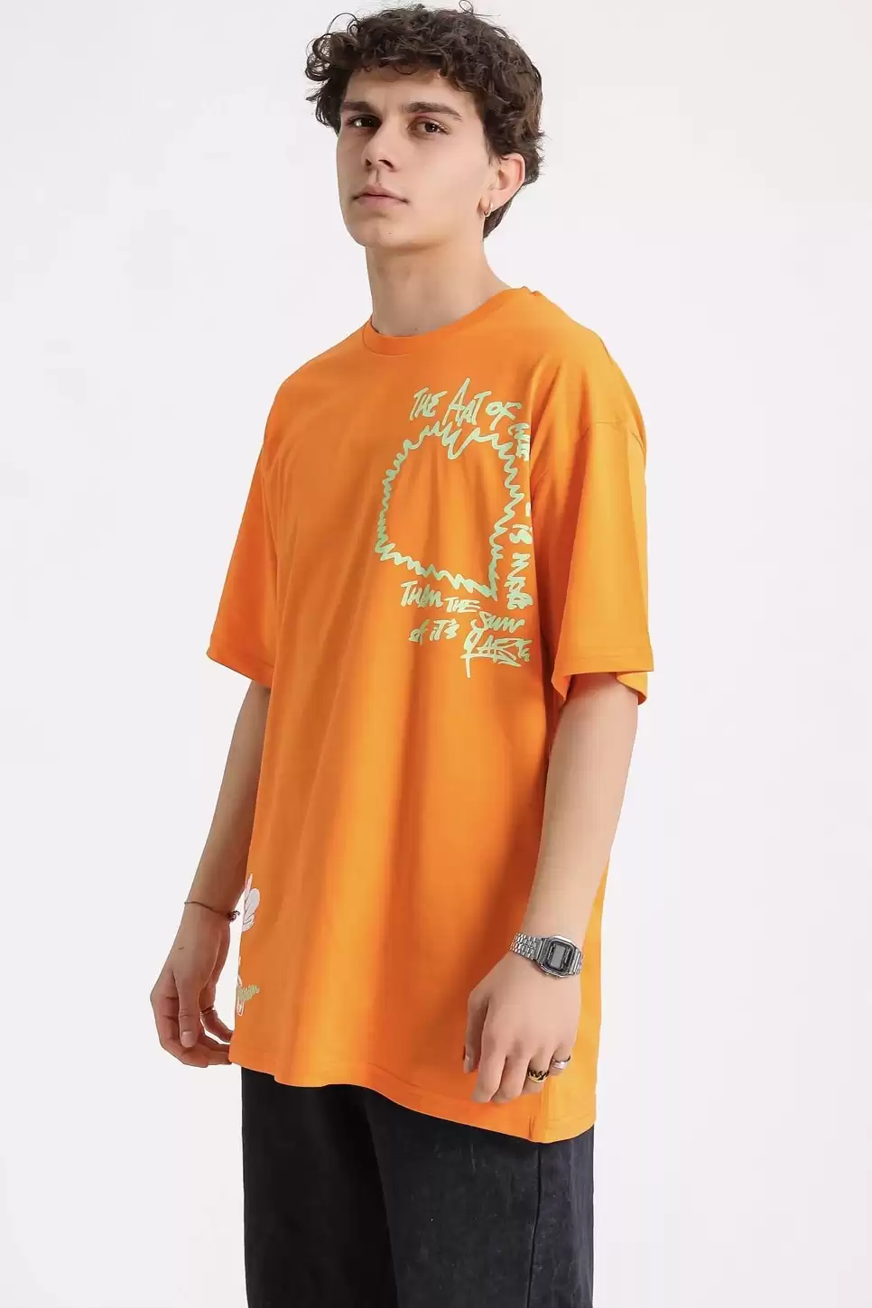 Baskılı Oversize T-shirt