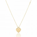 14 Ayar Altın İsim Yazılabilir Kalp Kolye 606