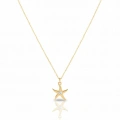 14 Ayar Altın Minimal Yıldız Kolye 713