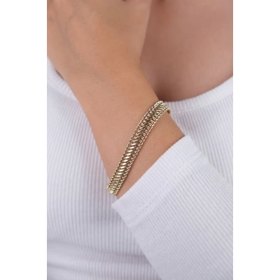 14 Ayar Altın Viyana Bileklik 186