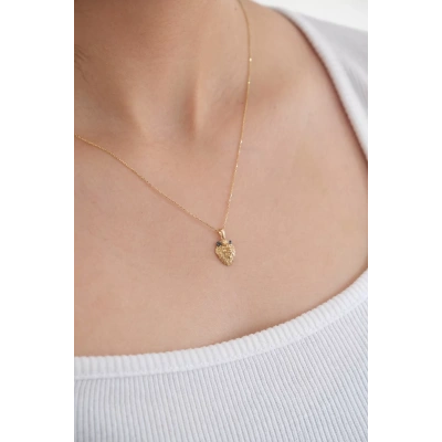 14 Ayar Altın Aslan Kolye 164