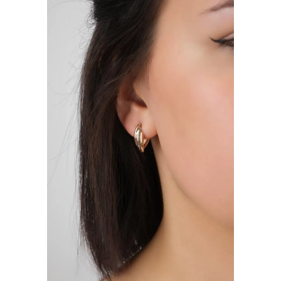 14 Ayar Altın Üçlü Halka Küpe 269