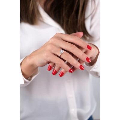 14 Ayar Altın Baget Yüzük 197