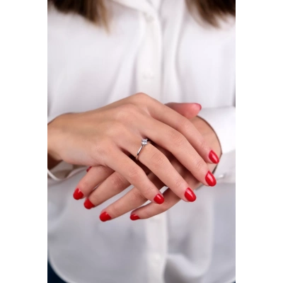 14 Ayar Altın Tektaş Yüzük 152