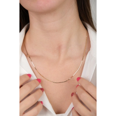 14 Ayar Altın Zincir Kolye 97