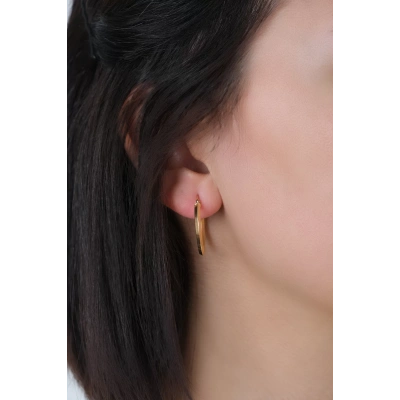 14 Ayar Altın Halka Küpe 288