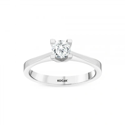 0.12 CT. Tektaş Yüzük