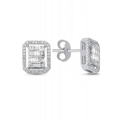 0.31 Karat FG SI Baget Küpe