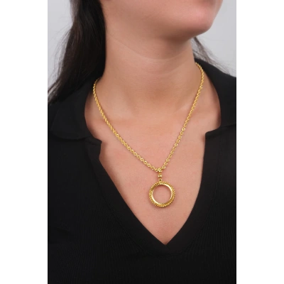 14 Ayar Altın 65 cm Burgu Zincir Kolye 42