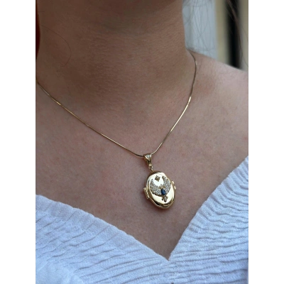 14 Ayar Altın Anka Kuşu Kolye Ucu 527