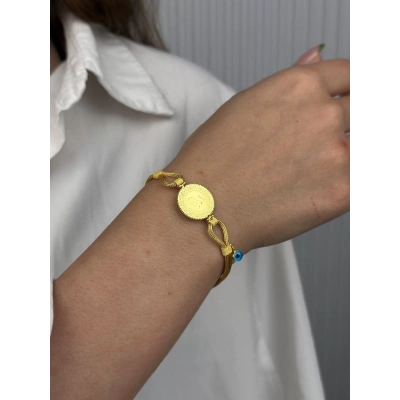 14 Ayar Altın Çeyrekli Bileklik 817