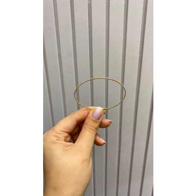 14 Ayar Altın Mini Hediyelik Üç Renk Dorikalı Kelepçe 1263
