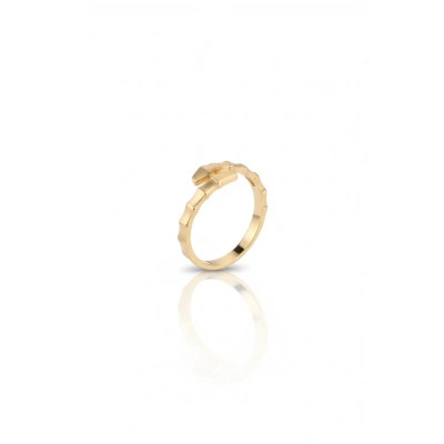 14 Ayar Altın Minimal Hediyelik Yüzük 1001