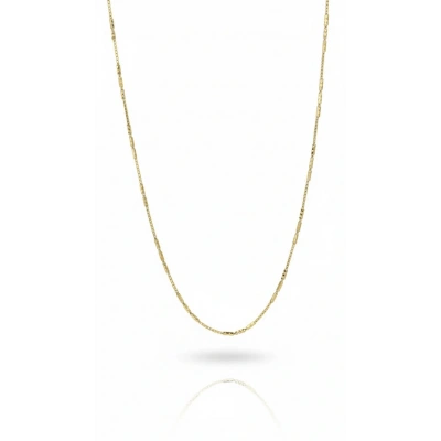 14 Ayar Altın Minimal Taşlı Zincir Kolye 843