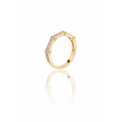 14 Ayar Altın Taşlı Yüzük 1013