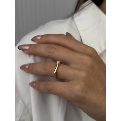 14 Ayar Altın Yüzük 965