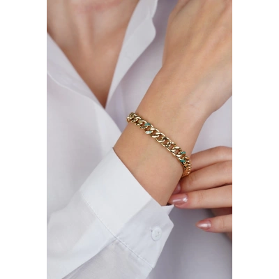 14 Ayar Mavi Mineli Gurmet Bileklik 595