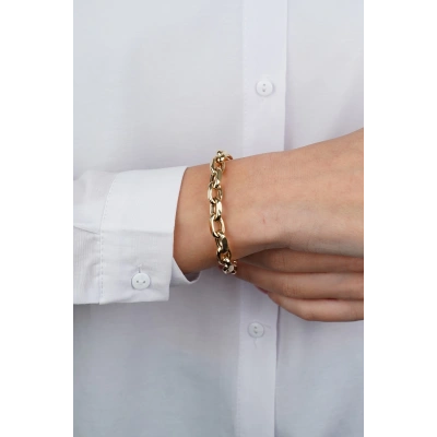 14 Ayar Altın Zincir Bileklik 592