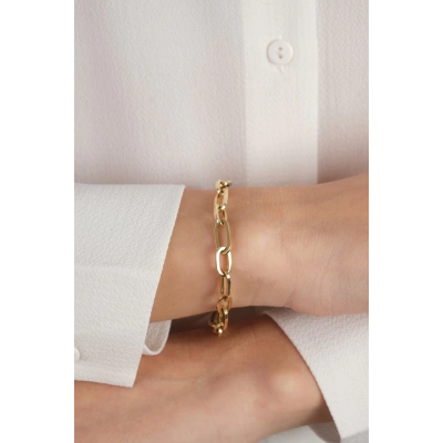 14 Ayar Altın Ataç Zincir Bileklik 106