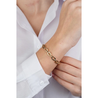 14 Ayar Altın Zincir Bileklik 594