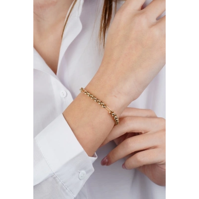 14 Ayar Altın Zincir Bileklik 589