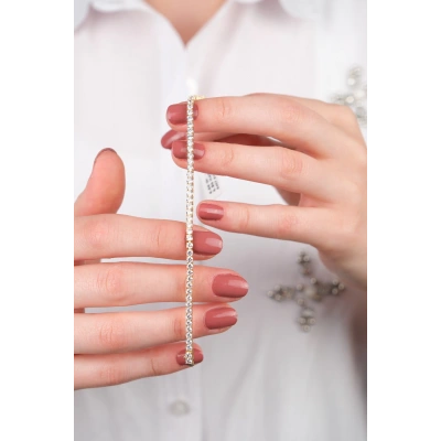 14 Ayar Altın Su Yolu Bileklik 573