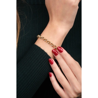 14 Ayar Altın Zincir Bileklik 334