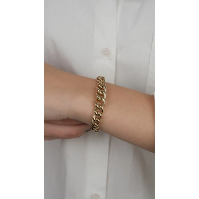 14 Ayar Altın Zincir Bileklik