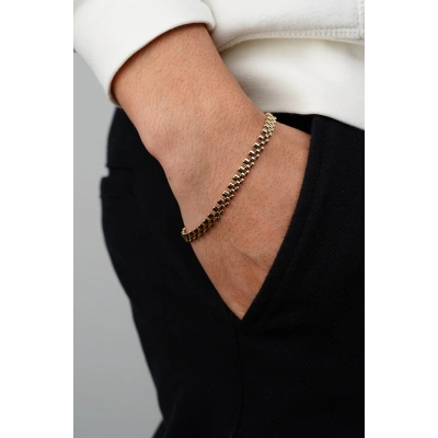 14 Ayar Altın Erkek Bileklik 586