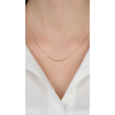 14 Ayar Altın Dorikalı Kolye