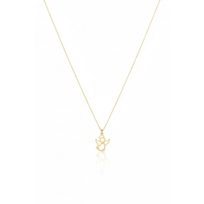 14 Ayar Altın Melek Figürlü Kolye 730