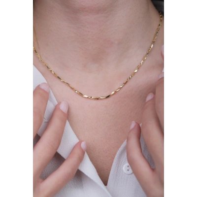 14 Ayar Altın Zincir Kolye 317