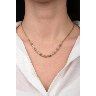 Güzide 14 Ayar Altın Dorika Toplu Kolye