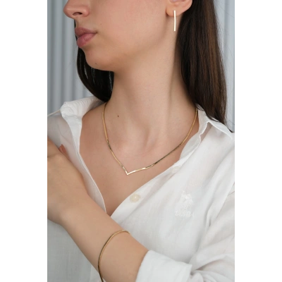 14 Ayar Altın Sade Düğün Seti  71