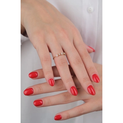 14 Ayar Altın Taşlı Yüzük 544