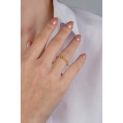 14 Ayar Altın Taşlı Yüzük 603