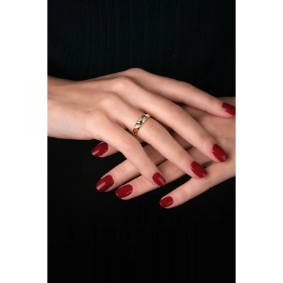 14 Ayar Altın Taşlı Yüzük 354