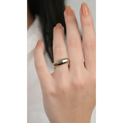 14 Ayar Altın Sade Yüzük