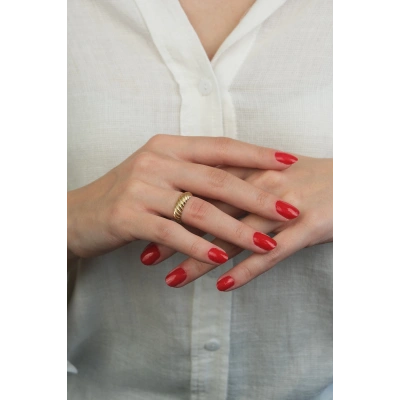 14 Ayar Altın Burgu Yüzük 69