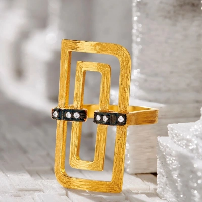 14 Ayar Altın Meander Yüzük 936