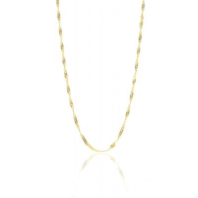 14 Ayar Altın 60cm Singapur Zincir 382