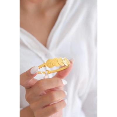 22 Ayar Altın Reşat Sıralı Kelepçe 65