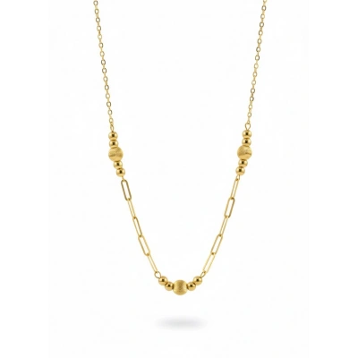 14 Ayar Altın Dorikalı Top Kolye 943