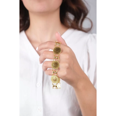 22 Ayar Altın 6 Çeyreklik Bileklik 97